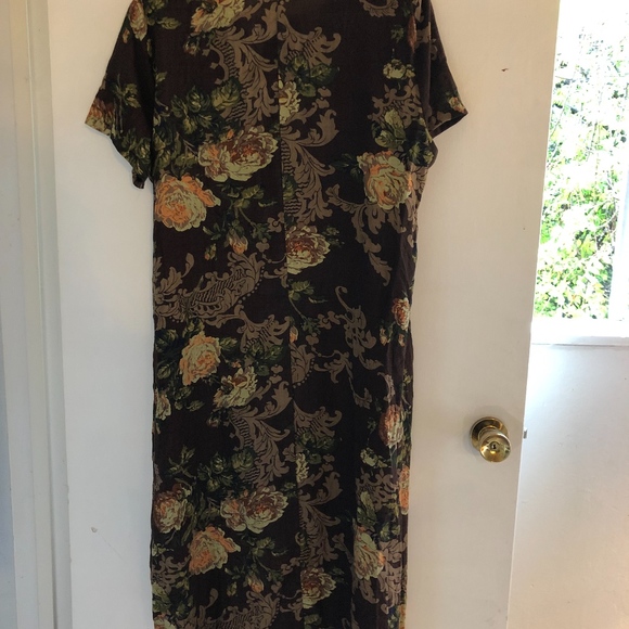 Floral print dress with pockets - Picture 3 of 6